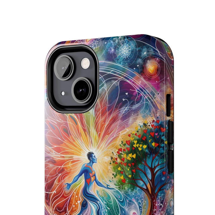 Cosmic Vibrant Energy - Tough Phone Case - Phone Case - g(0D·IO) - iPhone 13 Mini - -