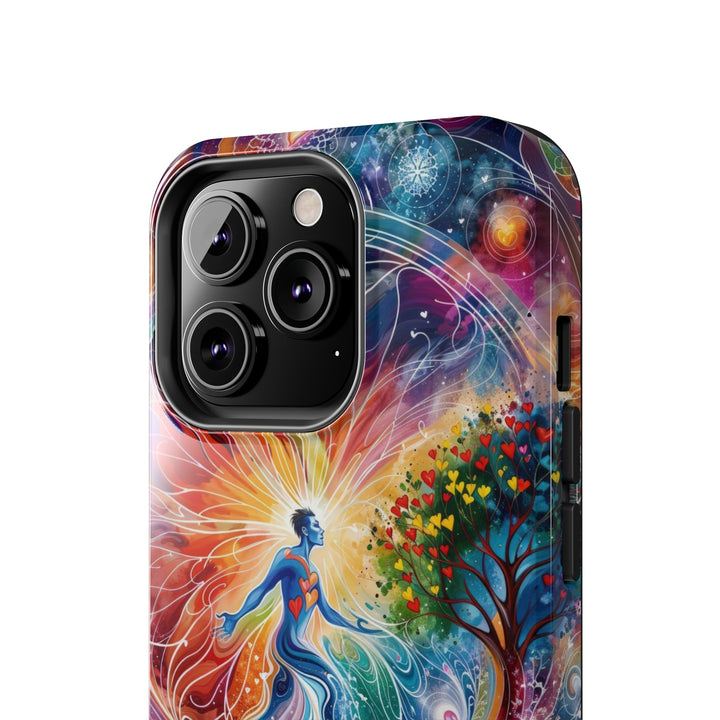 Cosmic Vibrant Energy - Tough Phone Case - Phone Case - g(0D·IO) - iPhone 13 Mini - -