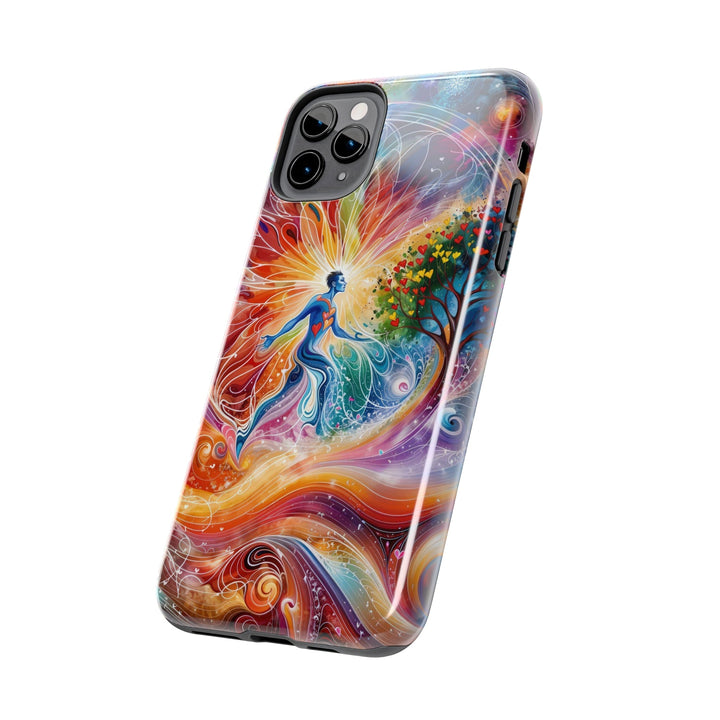 Cosmic Vibrant Energy - Tough Phone Case - Phone Case - g(0D·IO) - iPhone 13 Mini - -