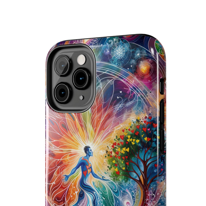 Cosmic Vibrant Energy - Tough Phone Case - Phone Case - g(0D·IO) - iPhone 13 Mini - -