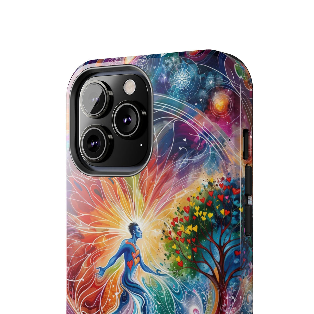 Cosmic Vibrant Energy - Tough Phone Case - Phone Case - g(0D·IO) - iPhone 13 Mini - -