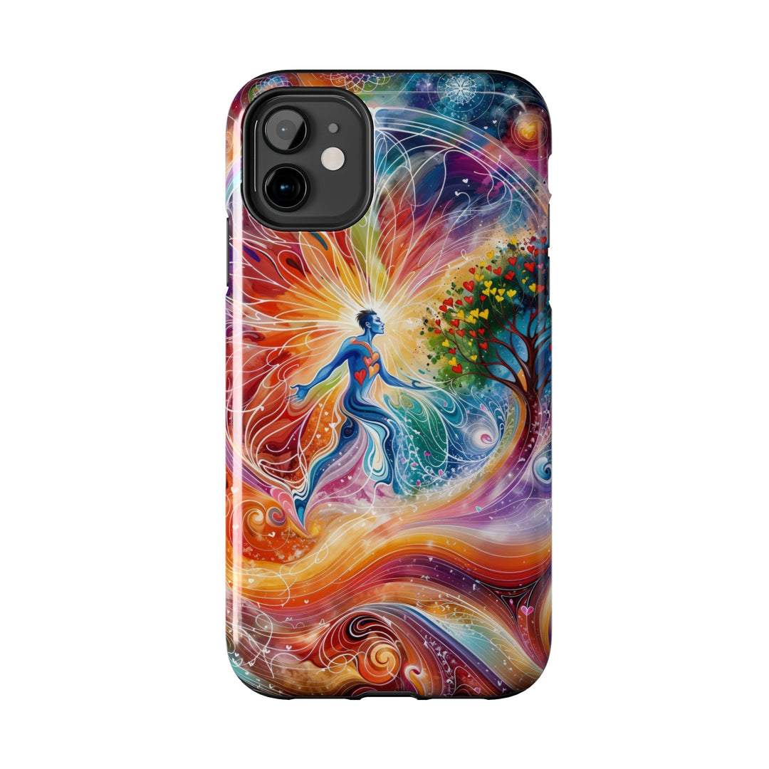 Cosmic Vibrant Energy - Tough Phone Case - Phone Case - g(0D·IO) - iPhone 13 Mini - -