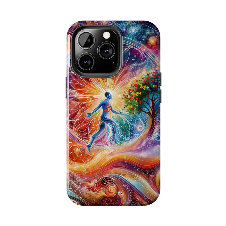 Cosmic Vibrant Energy - Tough Phone Case - Phone Case - g(0D·IO) - iPhone 13 Mini - -
