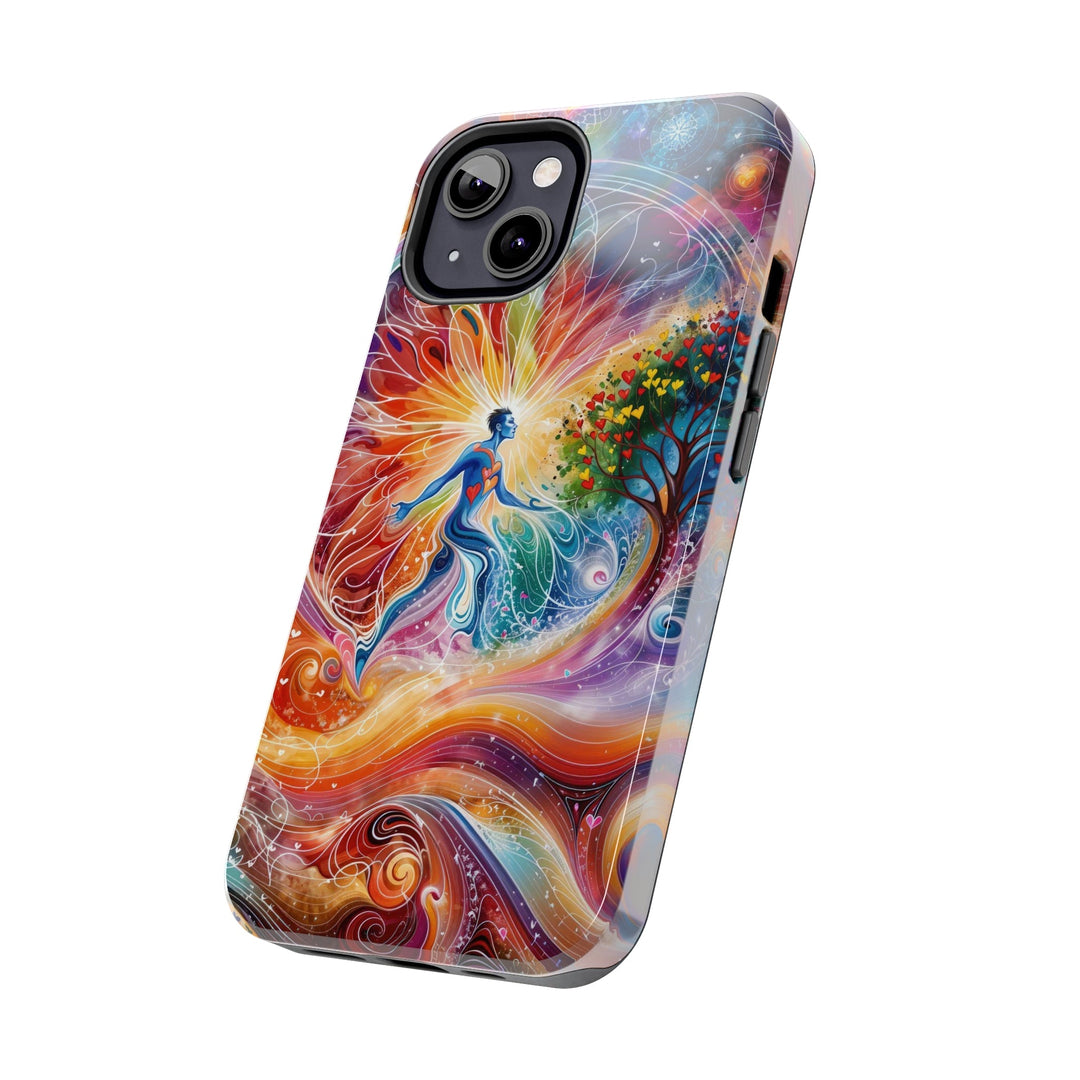 Cosmic Vibrant Energy - Tough Phone Case - Phone Case - g(0D·IO) - iPhone 13 Mini - -