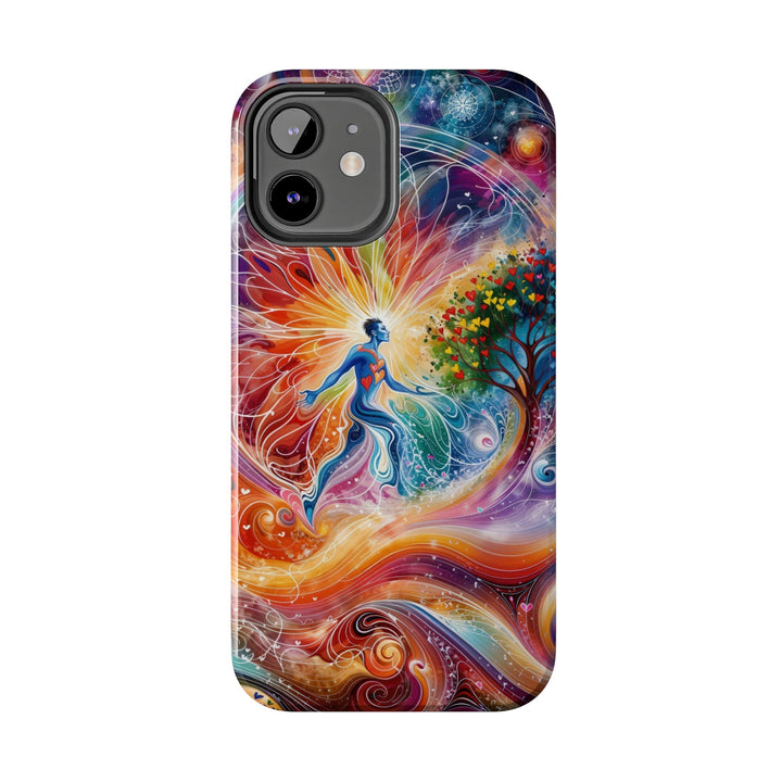 Cosmic Vibrant Energy - Tough Phone Case - Phone Case - g(0D·IO) - iPhone 13 Mini - -