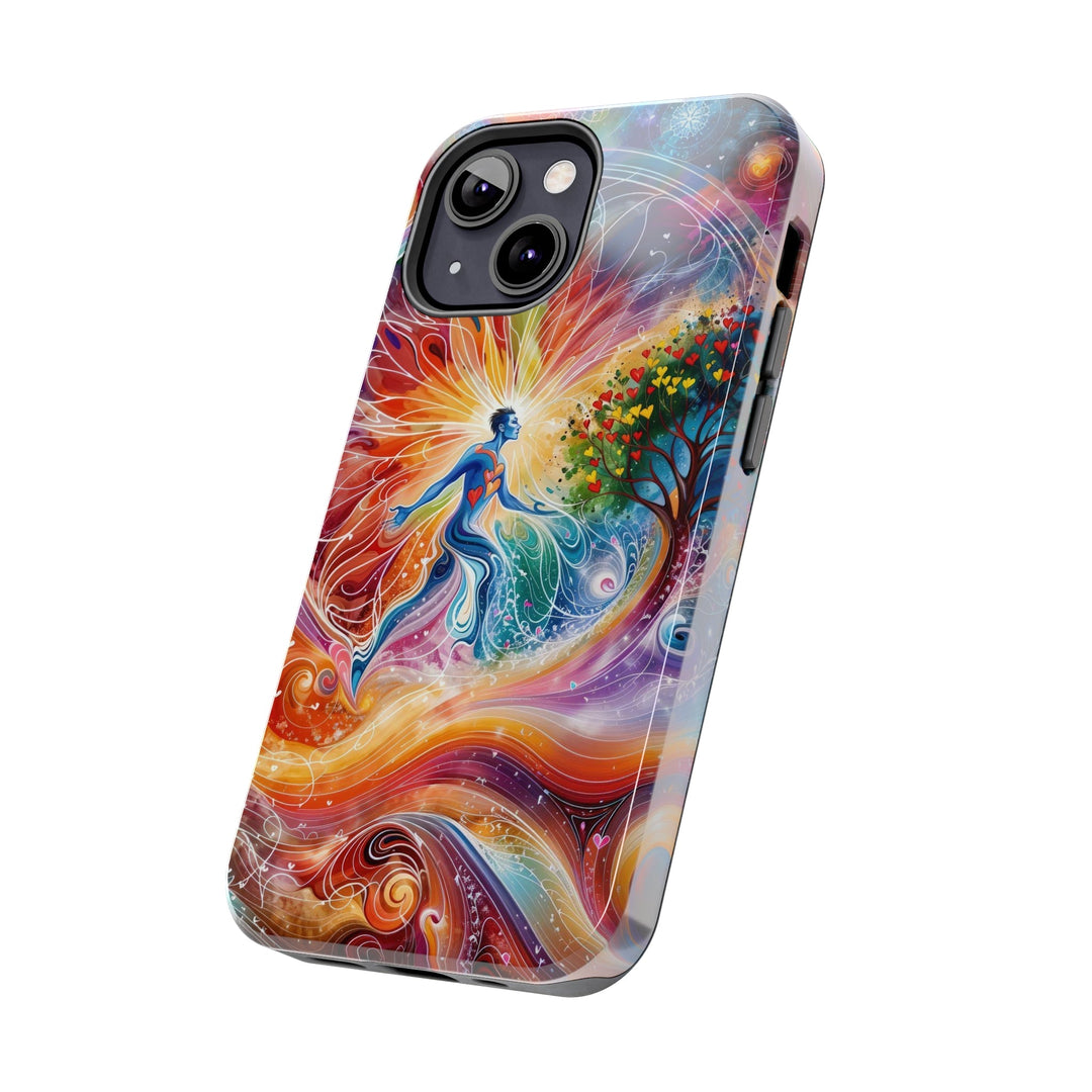 Cosmic Vibrant Energy - Tough Phone Case - Phone Case - g(0D·IO) - iPhone 13 Mini - -