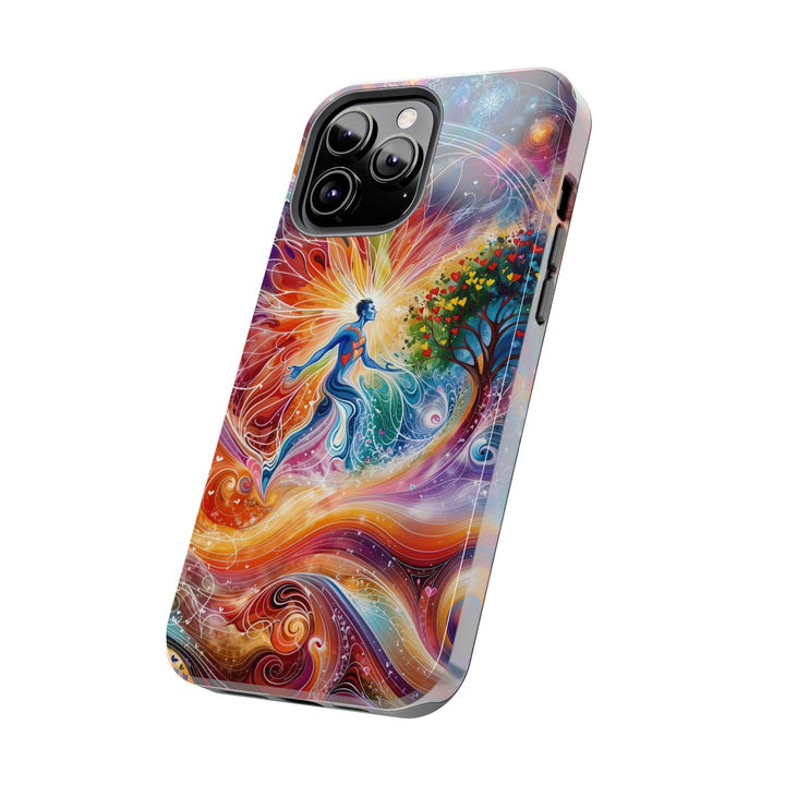 Cosmic Vibrant Energy - Tough Phone Case - Phone Case - g(0D·IO) - iPhone 13 Mini - -