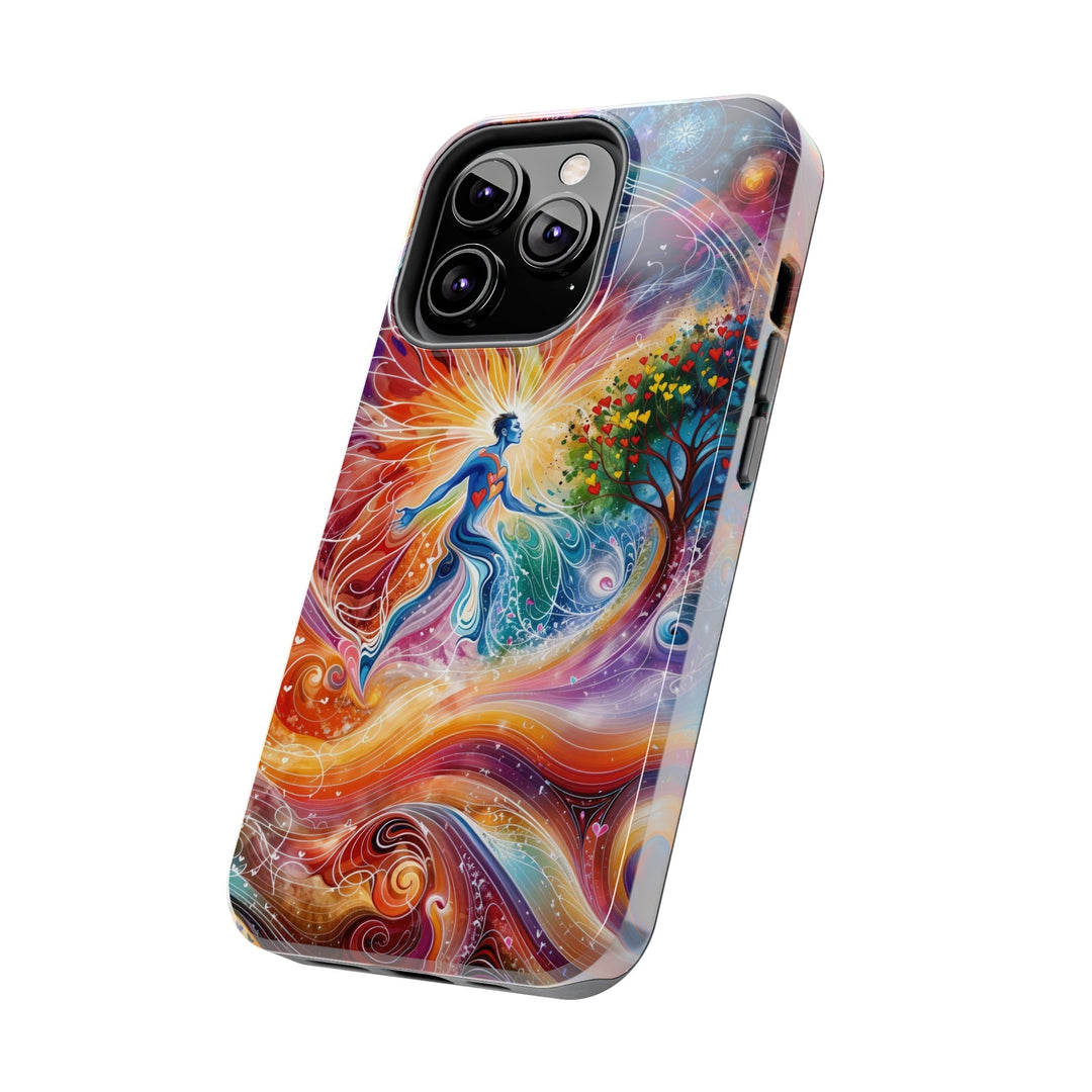 Cosmic Vibrant Energy - Tough Phone Case - Phone Case - g(0D·IO) - iPhone 13 Mini - -