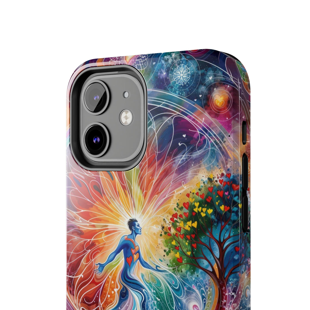 Cosmic Vibrant Energy - Tough Phone Case - Phone Case - g(0D·IO) - iPhone 13 Mini - -