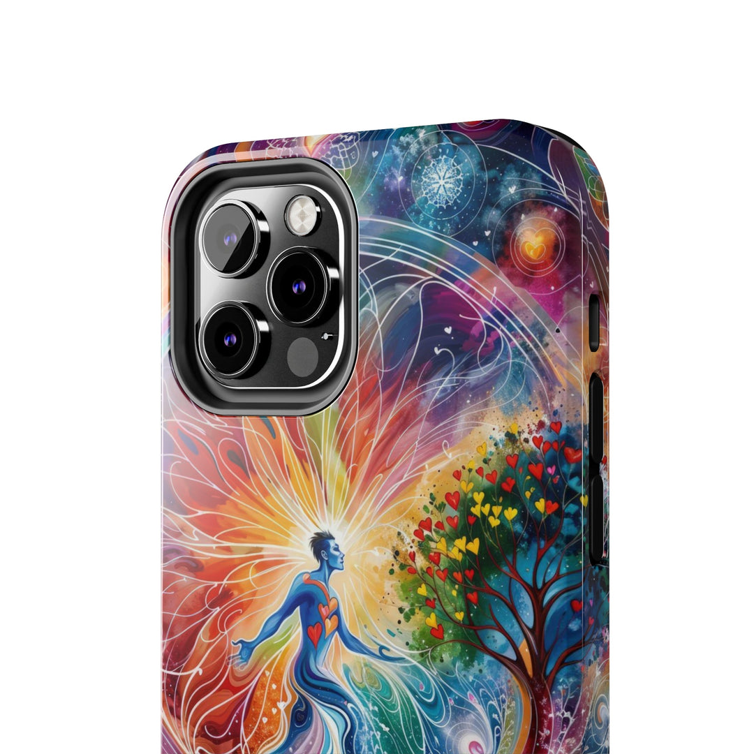 Cosmic Vibrant Energy - Tough Phone Case - Phone Case - g(0D·IO) - iPhone 13 Mini - -