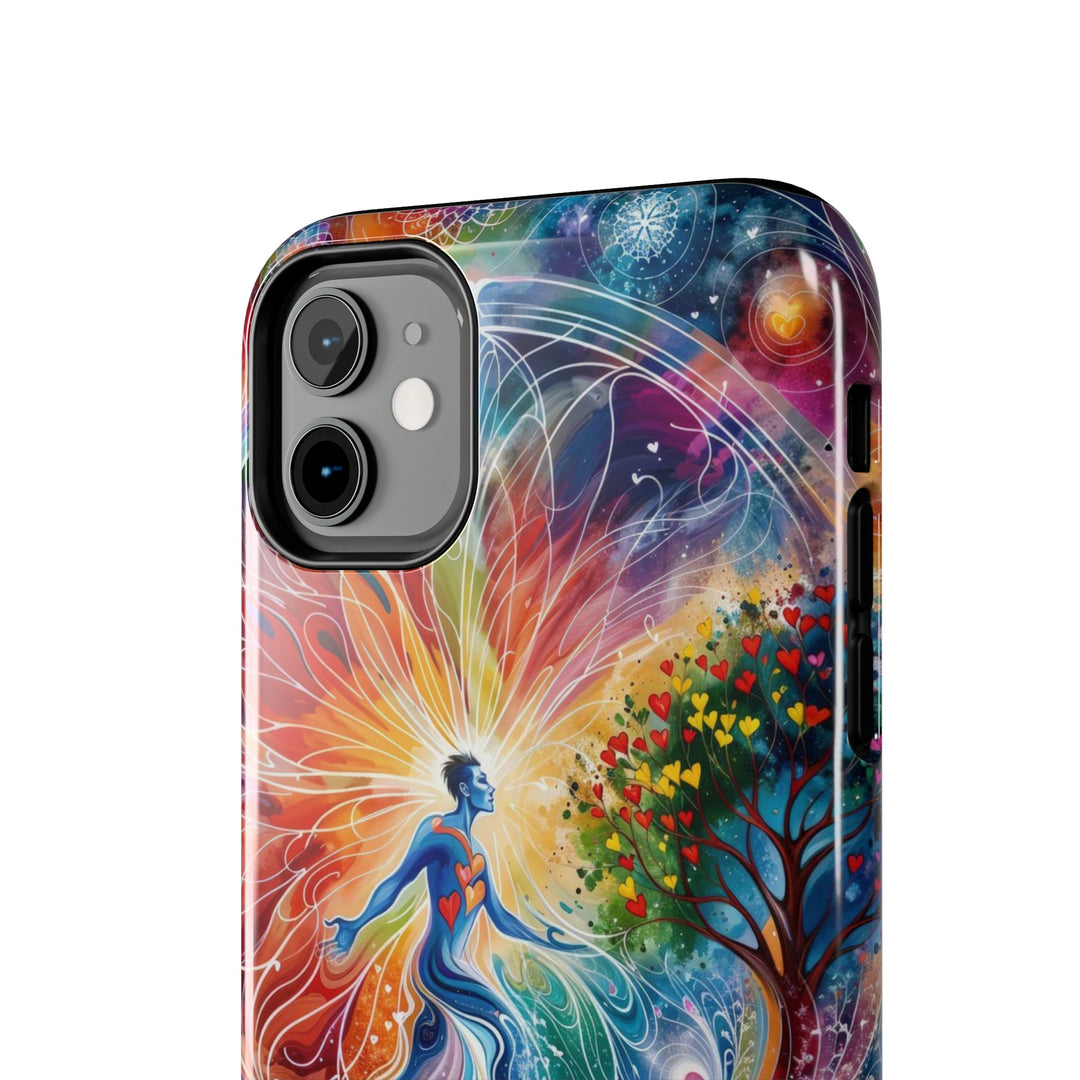Cosmic Vibrant Energy - Tough Phone Case - Phone Case - g(0D·IO) - iPhone 13 Mini - -