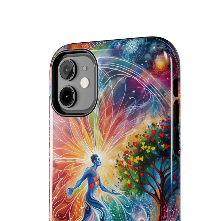 Cosmic Vibrant Energy - Tough Phone Case - Phone Case - g(0D·IO) - iPhone 13 Mini - -
