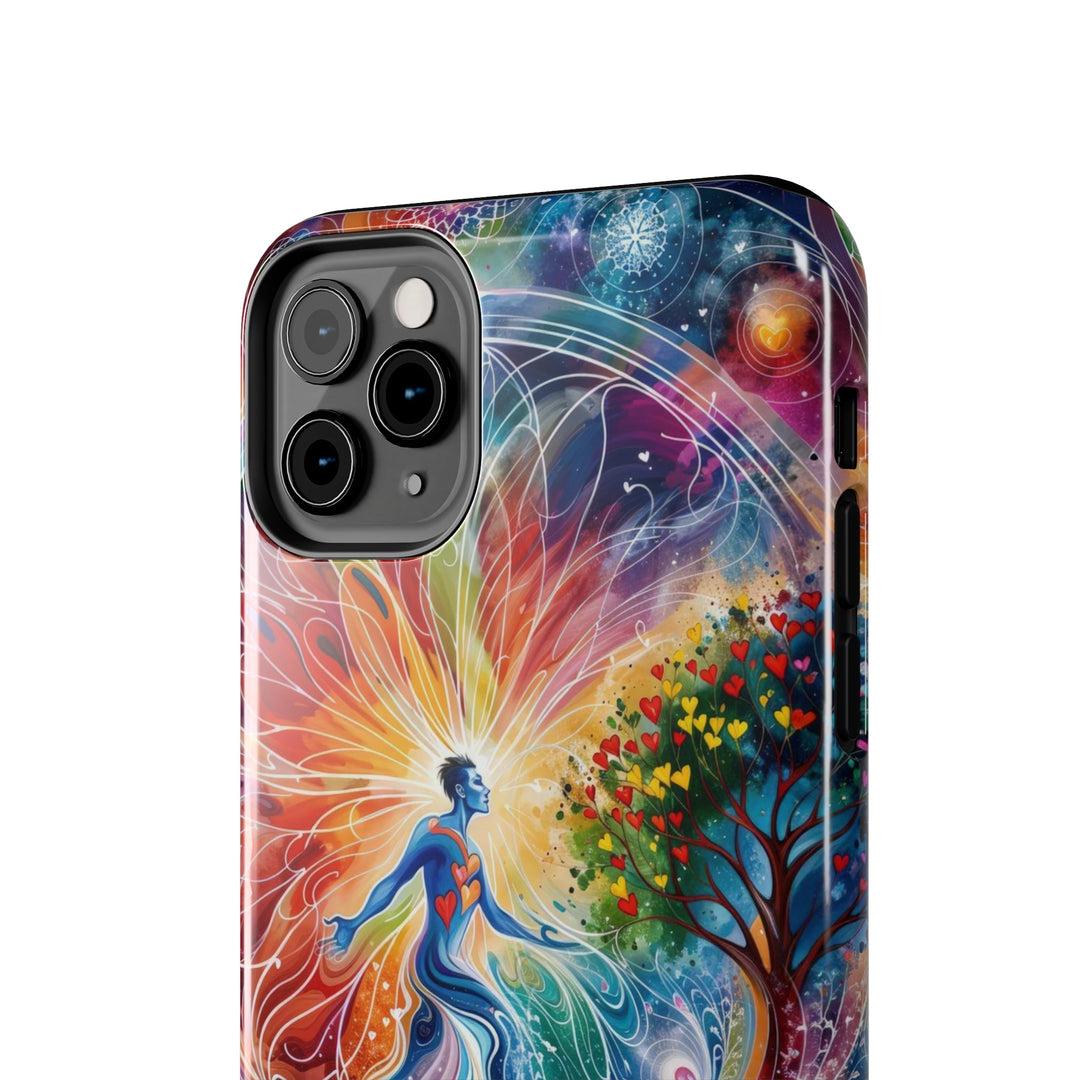 Cosmic Vibrant Energy - Tough Phone Case - Phone Case - g(0D·IO) - iPhone 13 Mini - -