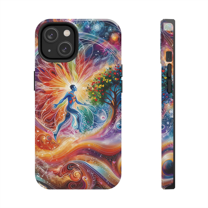 Cosmic Vibrant Energy - Tough Phone Case - Phone Case - g(0D·IO) - iPhone 14 - -