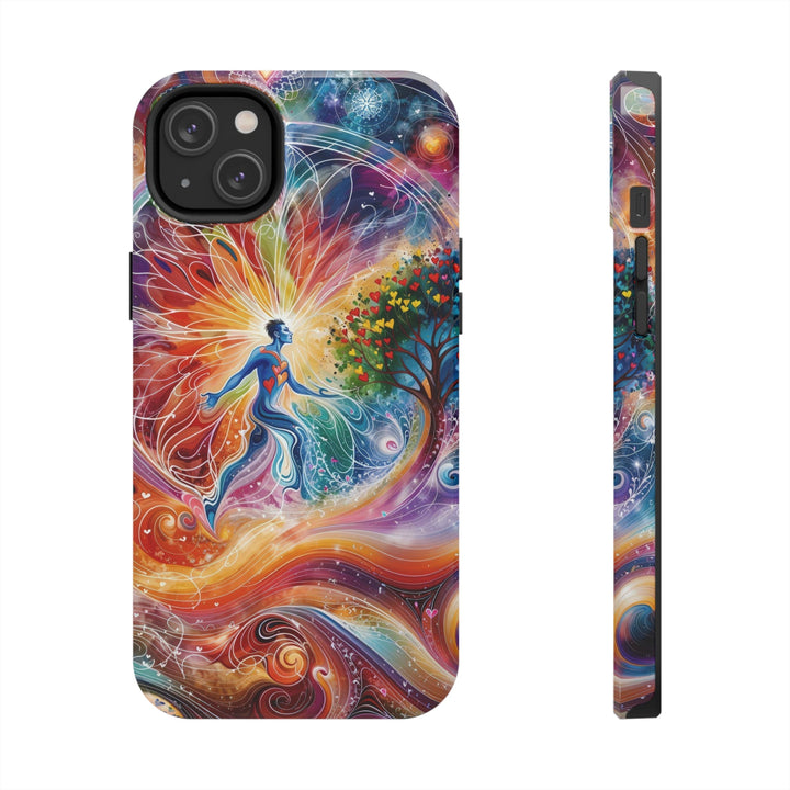 Cosmic Vibrant Energy - Tough Phone Case - Phone Case - g(0D·IO) - iPhone 14 Plus - -