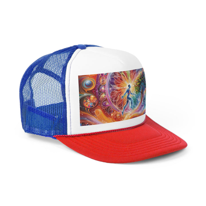 Cosmic Vibrant Energy - Trucker Hat - Hats - g(0D·IO) - Pink - One size -