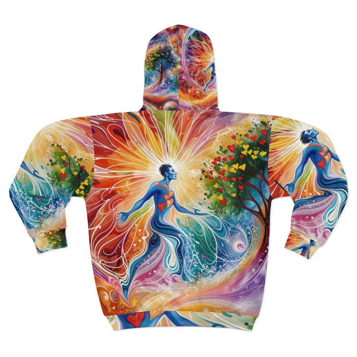 Cosmic Vibrant Energy - Unisex Zip Hoodie - All Over Prints - g(0D·IO) - XS - -