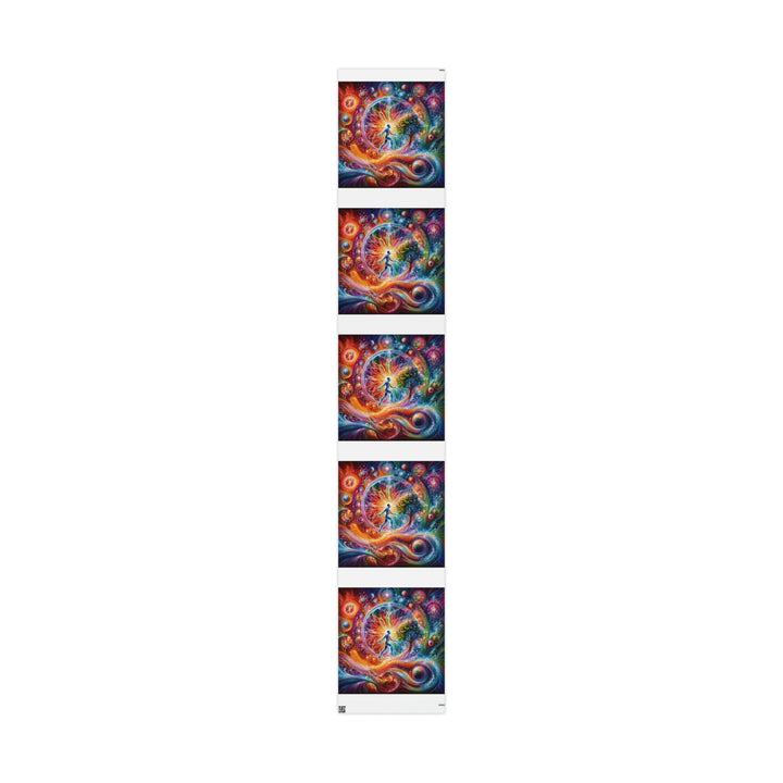 Cosmic Vibrant Energy - Wrapping Paper - Home Decor - g(0D·IO) - 30" x 180" - Matte -