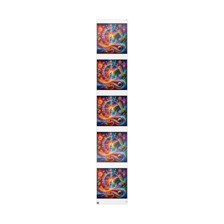 Cosmic Vibrant Energy - Wrapping Paper - Home Decor - g(0D·IO) - 30" x 180" - Glossy -