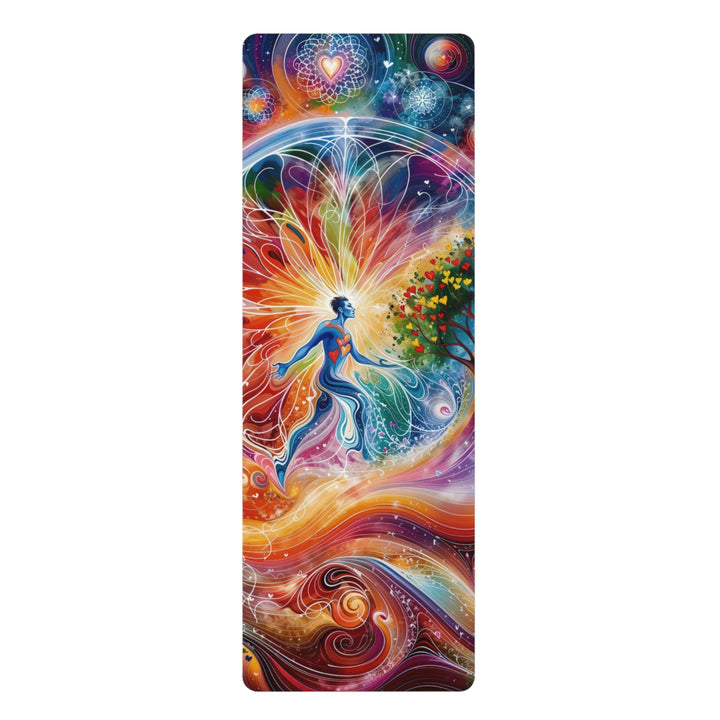 Cosmic Vibrant Energy - Yoga Mat - Home Decor - g(0D·IO) - 24” x 68” - -