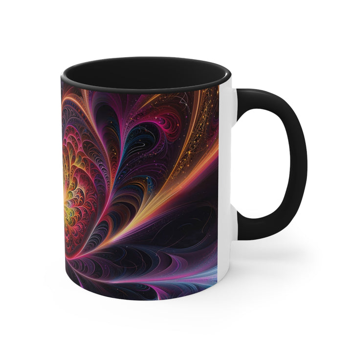 Cosmic Vibrant Heart - Accent Coffee Mug - Mug - g(0D·IO) - Pink - 11oz -