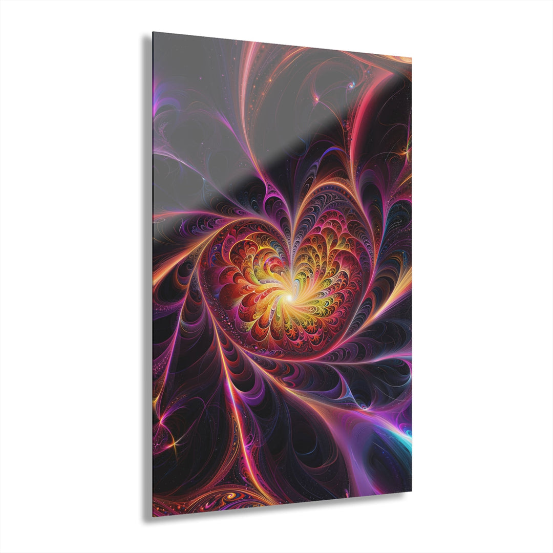 Cosmic Vibrant Heart - Acrylic Prints (French Cleat Hanging) - Home Decor - g(0D·IO) - 24" x 36" (Vertical) - 0.25'' -