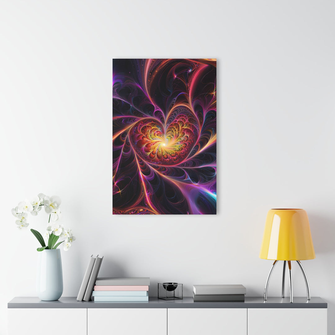 Cosmic Vibrant Heart - Acrylic Prints (French Cleat Hanging) - Home Decor - g(0D·IO) - 24" x 36" (Vertical) - 0.25'' -