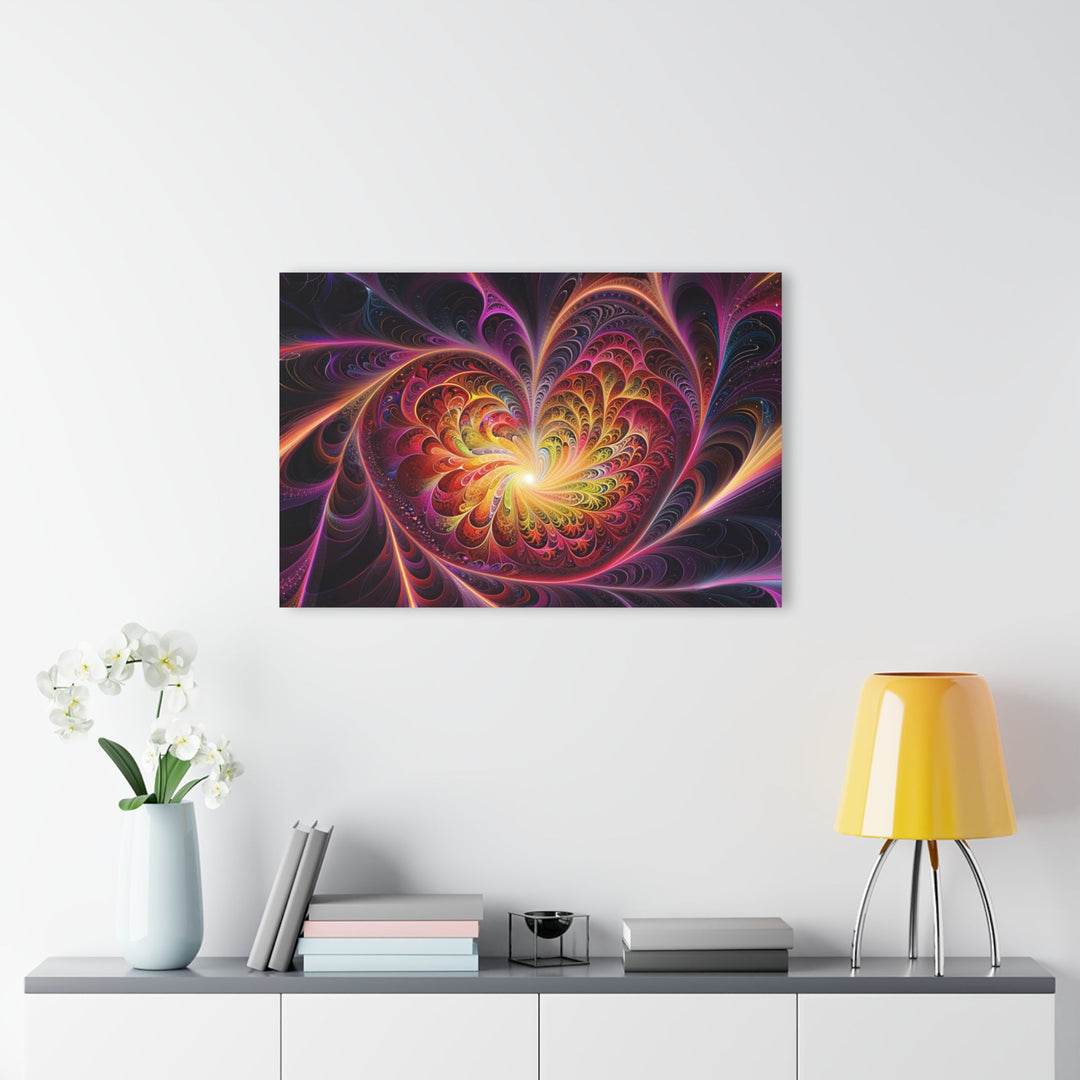 Cosmic Vibrant Heart - Acrylic Prints (French Cleat Hanging) - Home Decor - g(0D·IO) - 24" x 36" (Vertical) - 0.25'' -