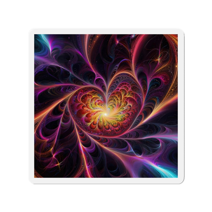 Cosmic Vibrant Heart - Die-cut Magnet - Home Decor - g(0D·IO) - 2" x 2" - Die-Cut - 1 pc