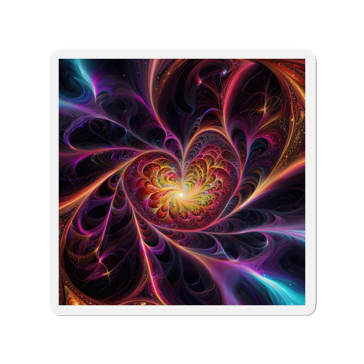 Cosmic Vibrant Heart - Die-cut Magnet - Home Decor - g(0D·IO) - 5" x 5" - Die-Cut - 1 pc
