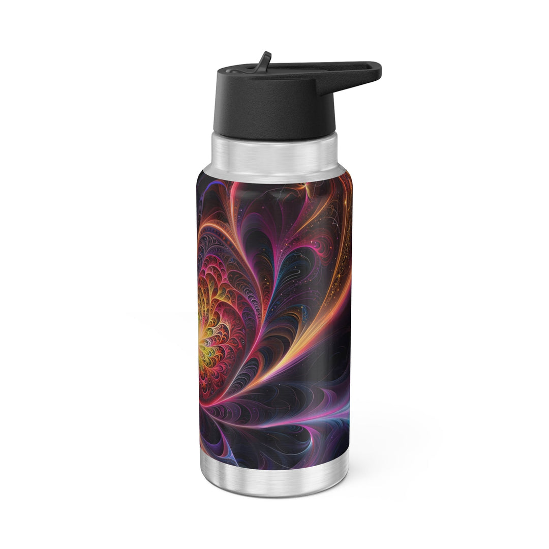 Cosmic Vibrant Heart - Gator Tumbler 32oz - Mug - g(0D·IO) - Silver - 32oz -