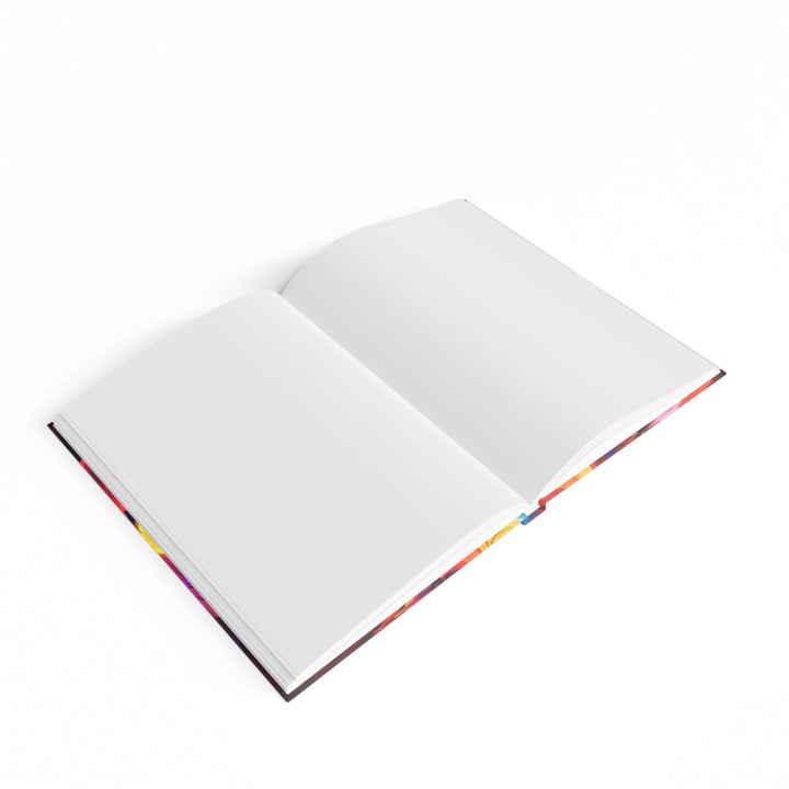 Cosmic Vibrant Heart - Hard Backed Journal - Paper products - g(0D·IO) - Graph - A5 - White