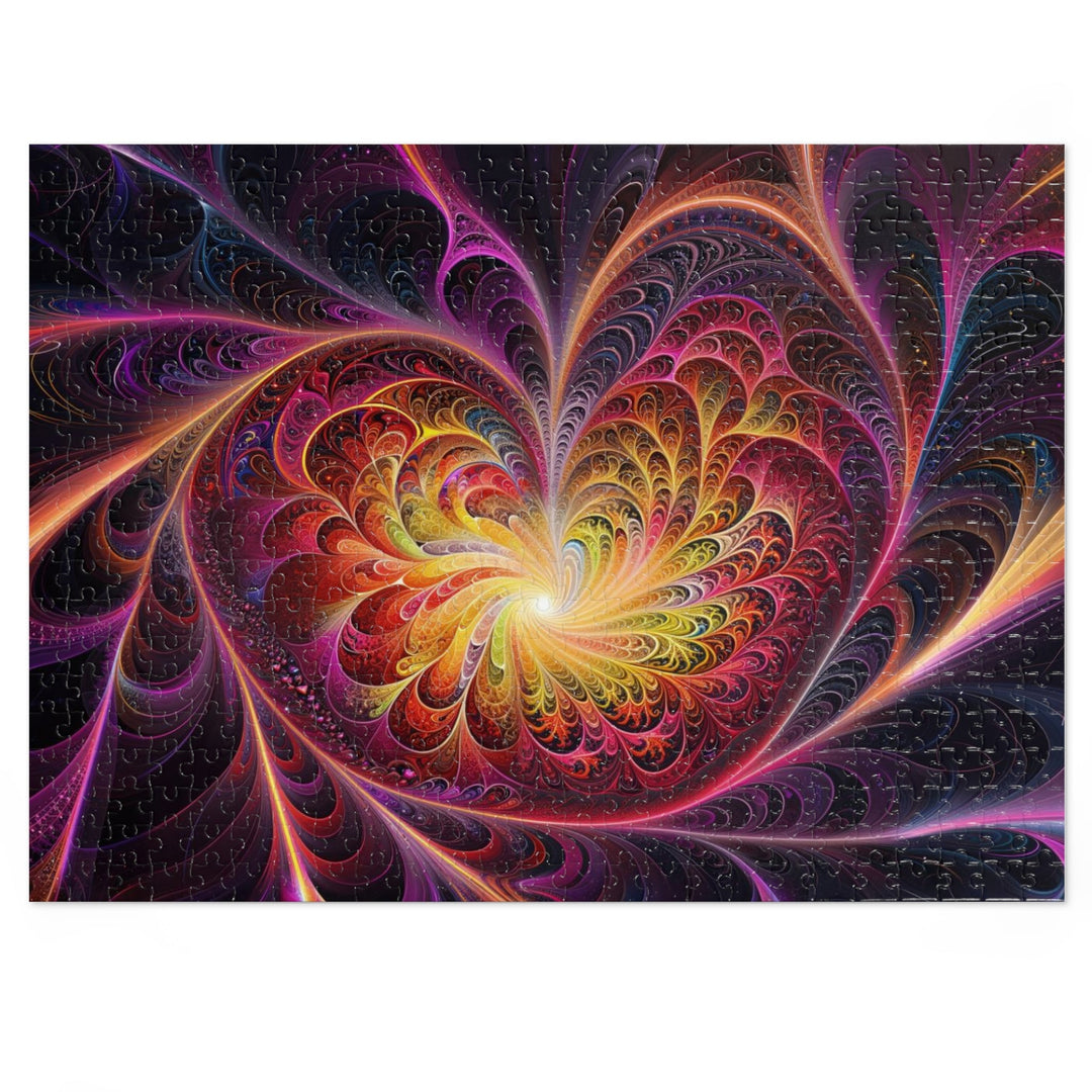 Cosmic Vibrant Heart - Jigsaw Puzzle (100, 252, 500, 1000 pieces) - Puzzle - g(0D·IO) - 20.5" × 15" (500 pcs) - -