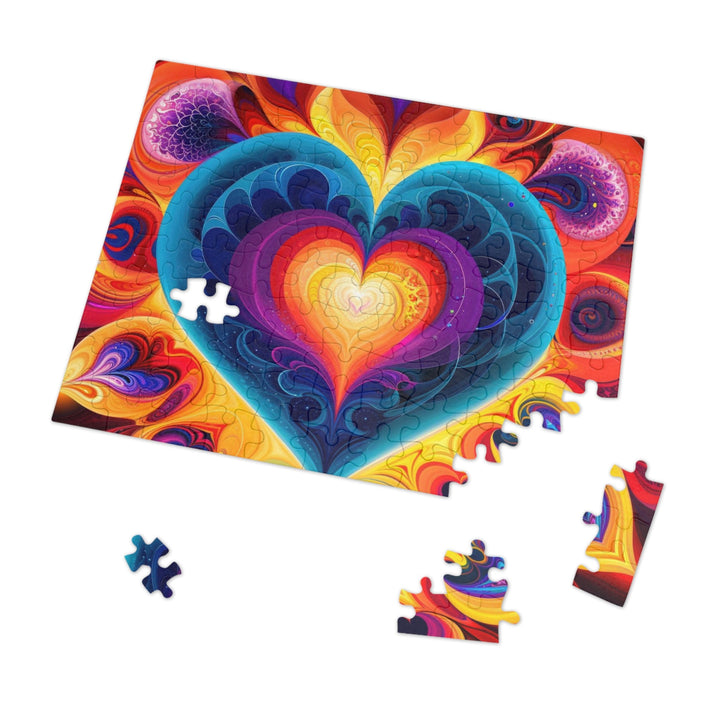 Cosmic Vibrant Heart - Jigsaw Puzzle (100, 252, 500, 1000 pieces) - Puzzle - g(0D·IO) - 29.25" × 19.75" (1000 pcs) - -