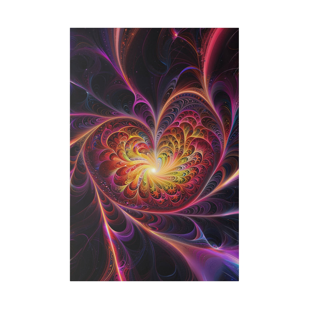 Cosmic Vibrant Heart - Matte Canvas - Canvas - g(0D·IO) - 32″ x 48″ (Vertical) - 0.75'' -