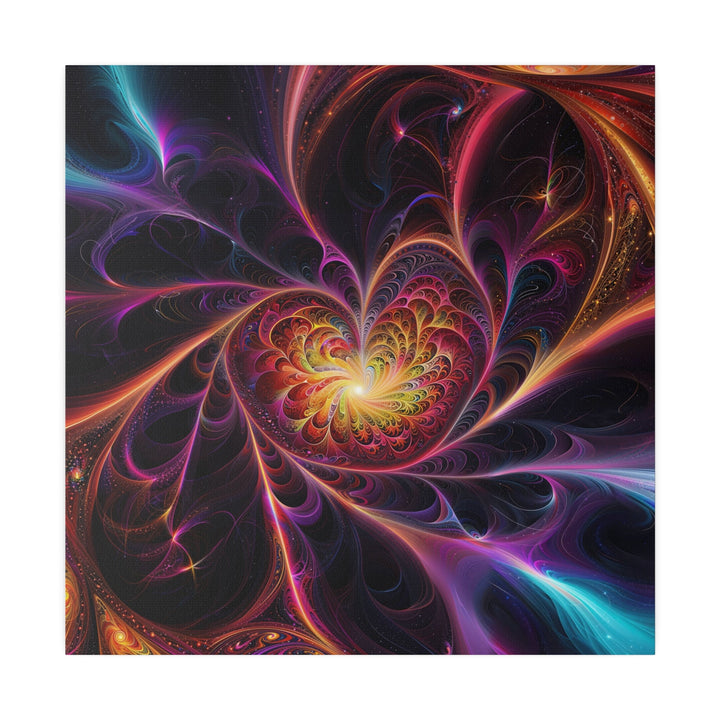 Cosmic Vibrant Heart - Matte Canvas - Canvas - g(0D·IO) - 32" x 32" (Square) - 0.75'' -