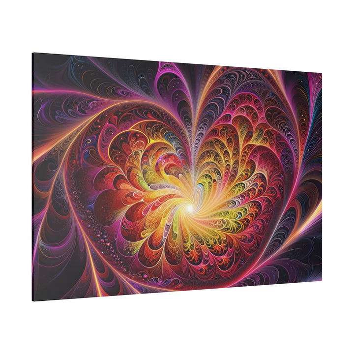 Cosmic Vibrant Heart - Matte Canvas - Canvas - g(0D·IO) - 32" x 32" (Square) - 0.75'' -