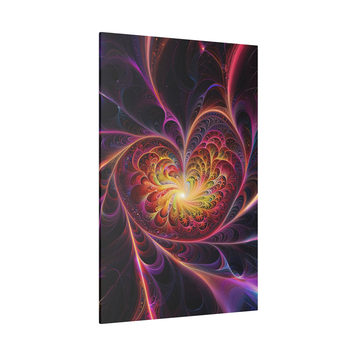 Cosmic Vibrant Heart - Matte Canvas - Canvas - g(0D·IO) - 32" x 32" (Square) - 0.75'' -