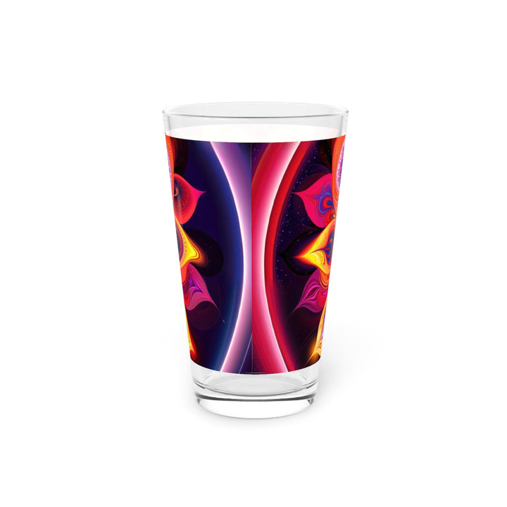 Cosmic Vibrant Heart - Pint Glass - Mug - g(0D·IO) - 16oz - -