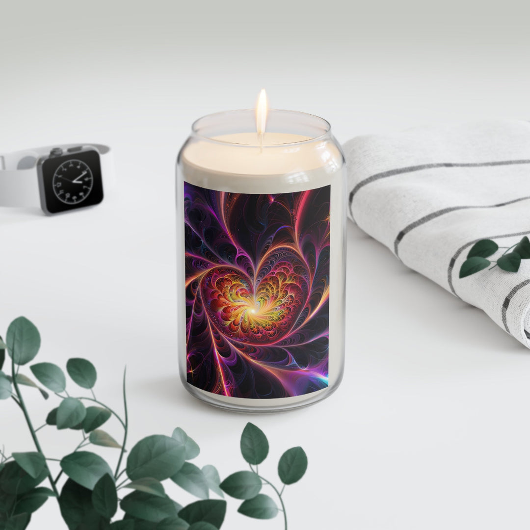 Cosmic Vibrant Heart - Scented Candle - Home Decor - g(0D·IO) - Vanilla Bean - 13.75oz -