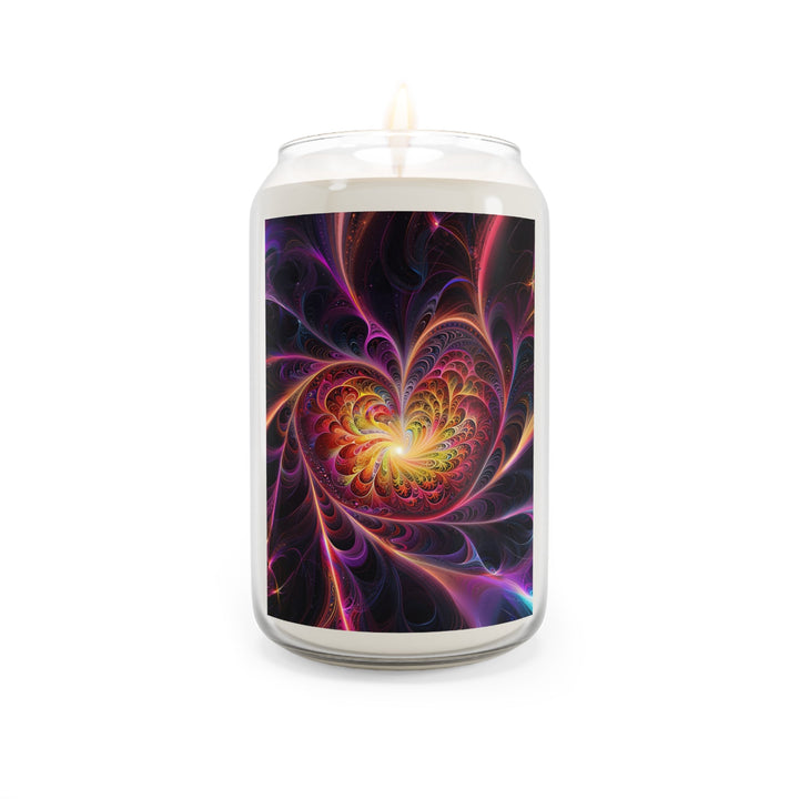 Cosmic Vibrant Heart - Scented Candle - Home Decor - g(0D·IO) - Comfort Spice - 13.75oz -