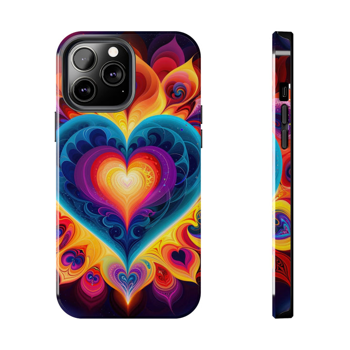 Cosmic Vibrant Heart - Tough Phone Case - Phone Case - g(0D·IO) - iPhone 13 Pro Max - -