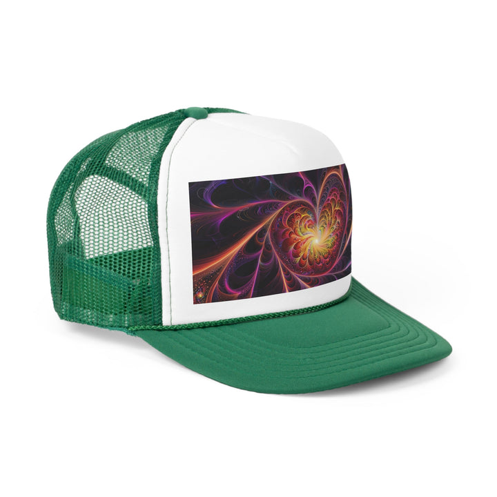 Cosmic Vibrant Heart - Trucker Hat - Hats - g(0D·IO) - Pink - One size -