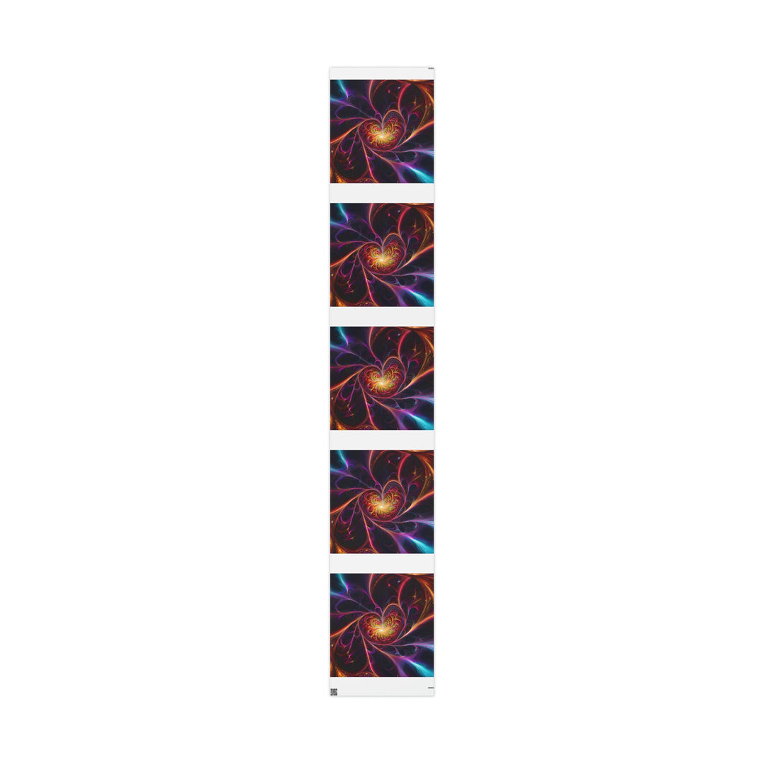 Cosmic Vibrant Heart - Wrapping Paper - Home Decor - g(0D·IO) - 30" x 180" - Matte -
