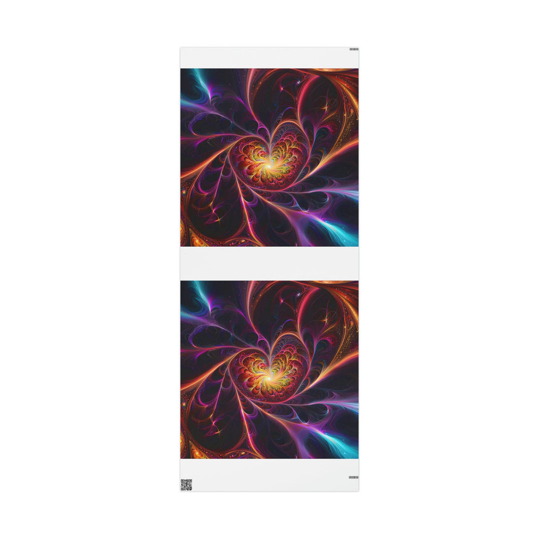 Cosmic Vibrant Heart - Wrapping Paper - Home Decor - g(0D·IO) - 30'' x 72'' - Matte -