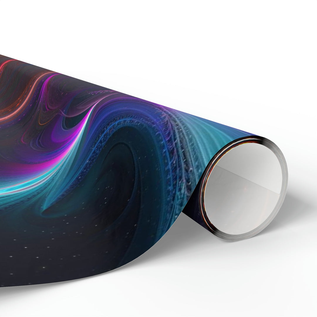 Cosmic Vibrant Heart - Wrapping Paper - Home Decor - g(0D·IO) - 30'' x 72'' - Matte -