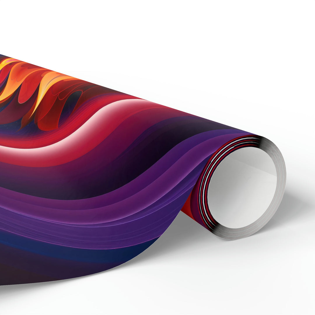 Cosmic Vibrant Heart - Wrapping Paper - Home Decor - g(0D·IO) - 30" x 180" - Matte -