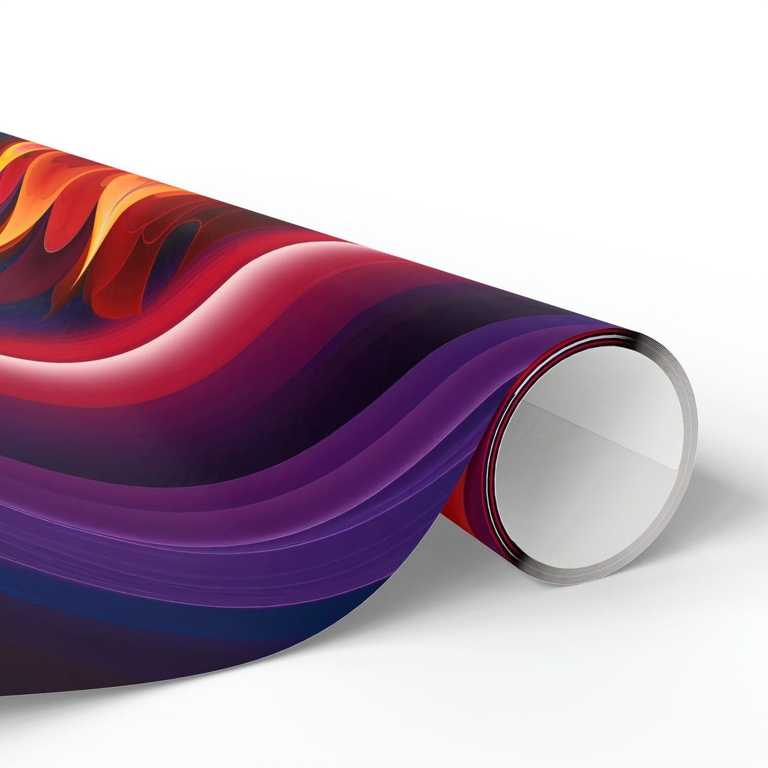 Cosmic Vibrant Heart - Wrapping Paper - Home Decor - g(0D·IO) - 30" x 180" - Matte -