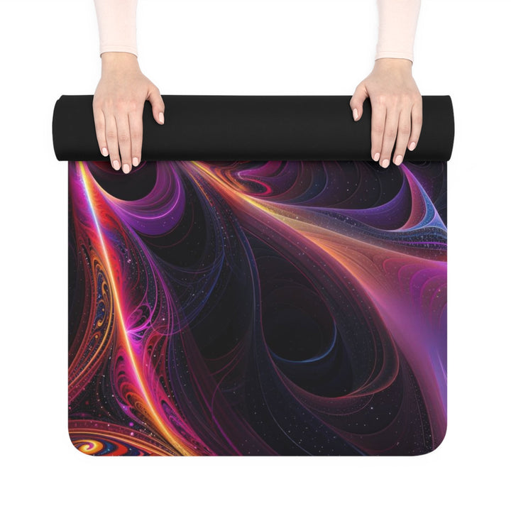 Cosmic Vibrant Heart - Yoga Mat - Home Decor - g(0D·IO) - 24” x 68” - -