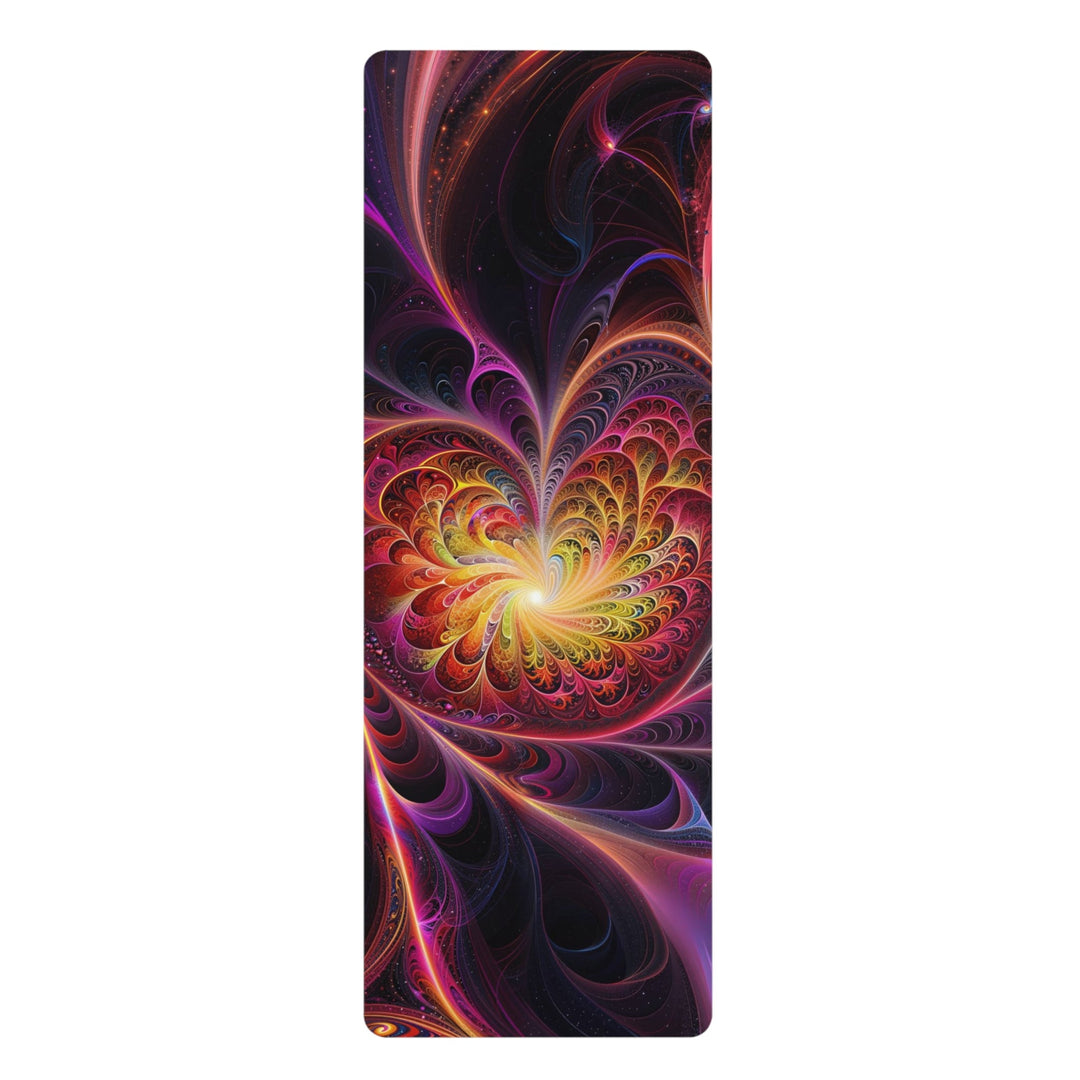 Cosmic Vibrant Heart - Yoga Mat - Home Decor - g(0D·IO) - 24” x 68” - -